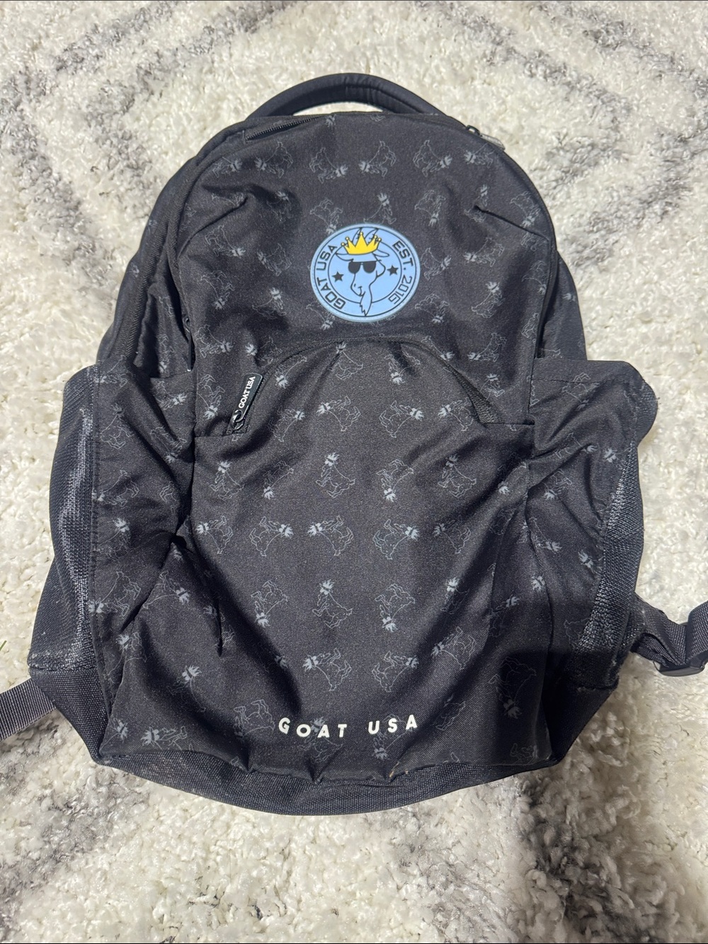 Goat Black Logo Backpack